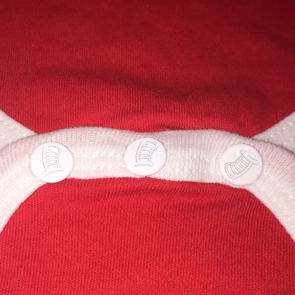 Dr. Seuss by Bumkins Thing 1 Infant Baby Bodysuit Red Size 3 Months - Picture 4 of 7